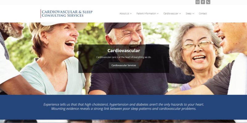 cardio + sleep website